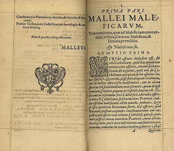 Le malleus maleficarum
